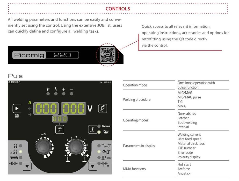 Заваръчен апарат, електрожен, Телоподаващо, МИГ,EWM PicoMig 220 Pulse