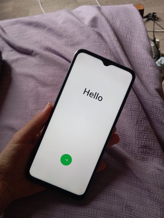 OPPO A17 б/у синий корпус