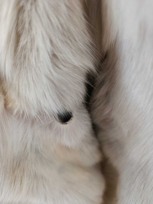 Кожух от естествен косъм лисица