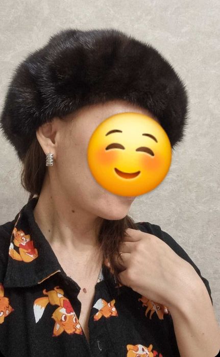 Норковый мягкий берет