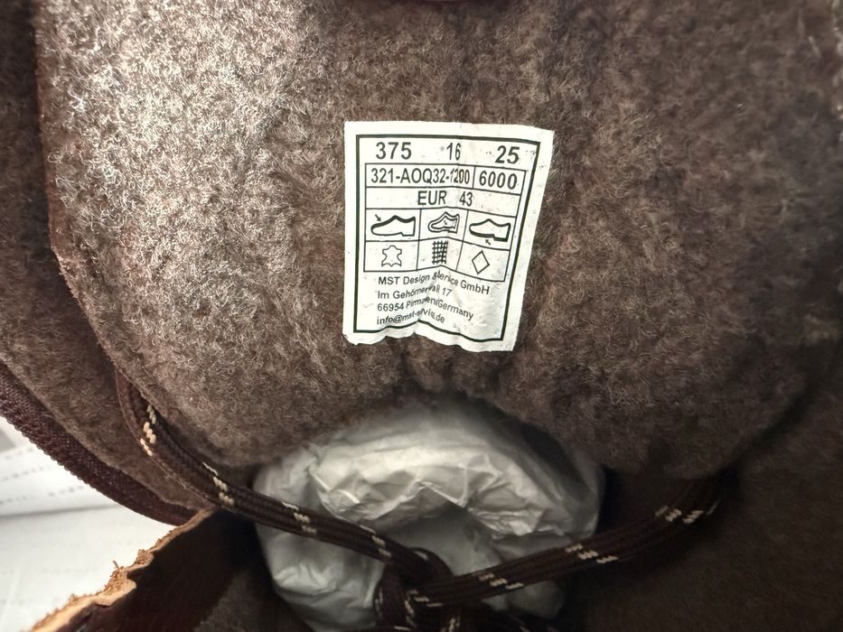 Bugatti Boots ОРИГИНАЛНИ мъжки боти/кубинки - 43/28см