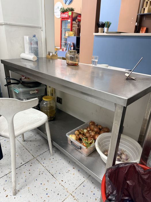 Стол производственный, нержавеющий для пищевого производства