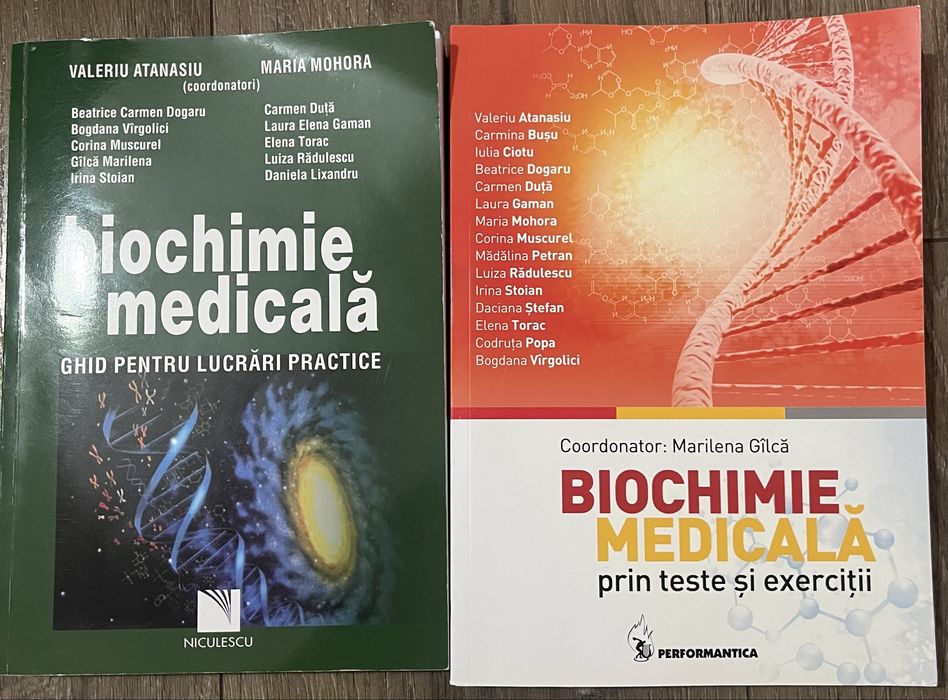 Pachet carti biochimie anul intai