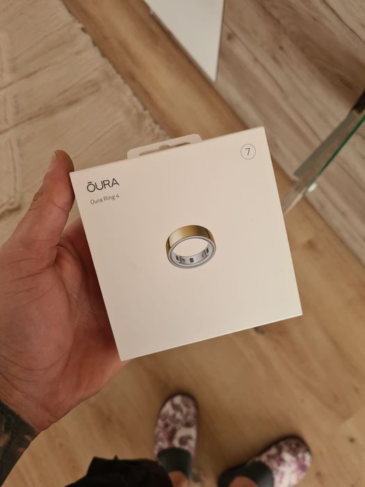 OURA RING 4 gold - marimea 7 | cel mai avansat  inel inteligent