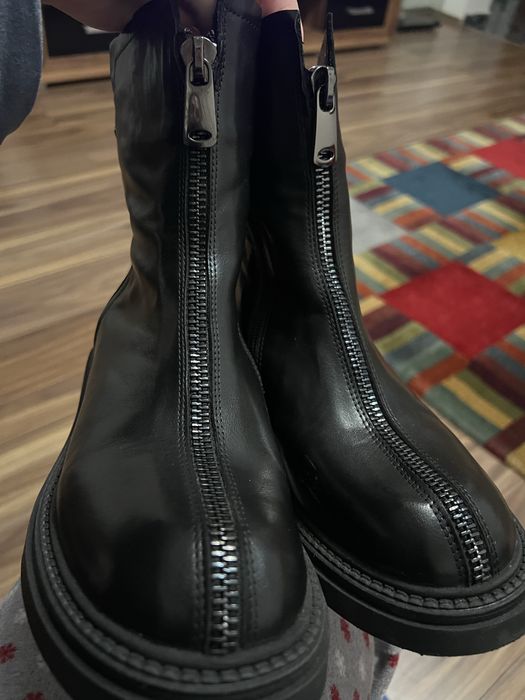 Ghete Grixx piele naturala 39