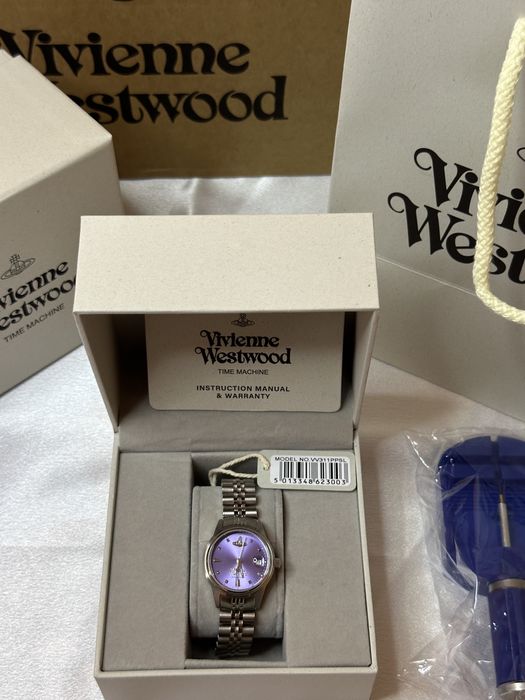Camberwell Vivienne Westwood Watch in Stainless Steel Purple-Silver