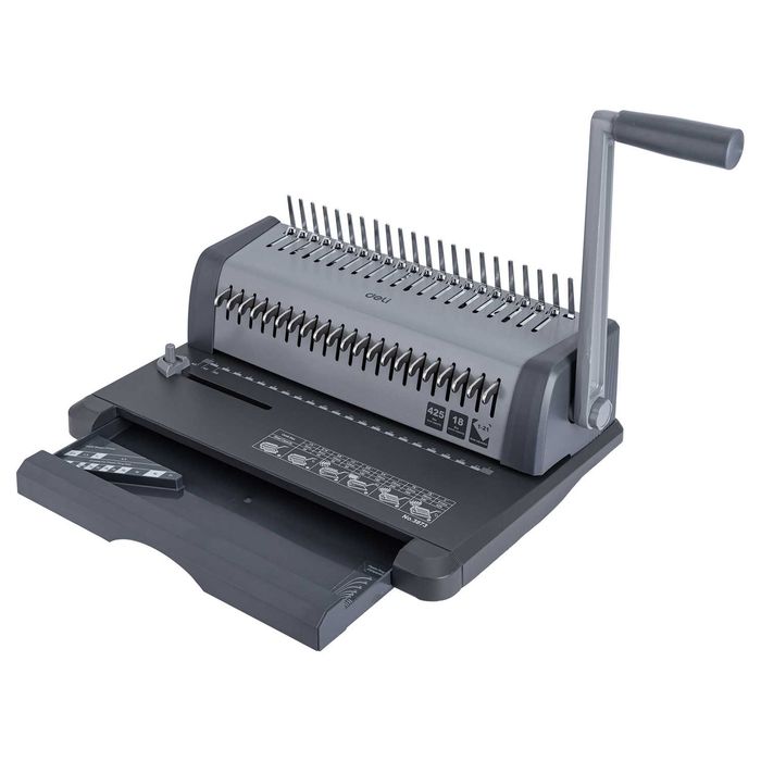 Машина для переплета, сш 425 листов ф.А4, Deli 3873