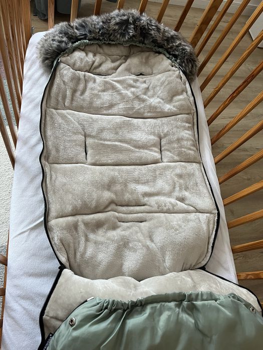 Sac de iarna pentru carucior cu blanita detasabila