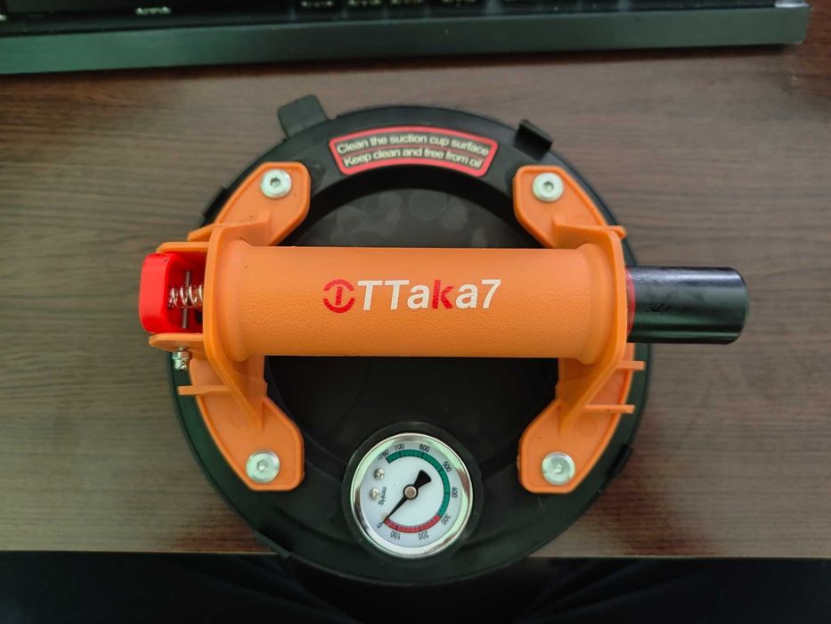 Вендуза за плочки до 250кг / 20см / дърво / стъкло