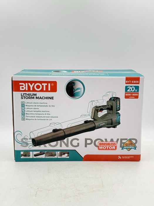 Аккумуляторная воздуходувка  Biyoti BYT-EB06