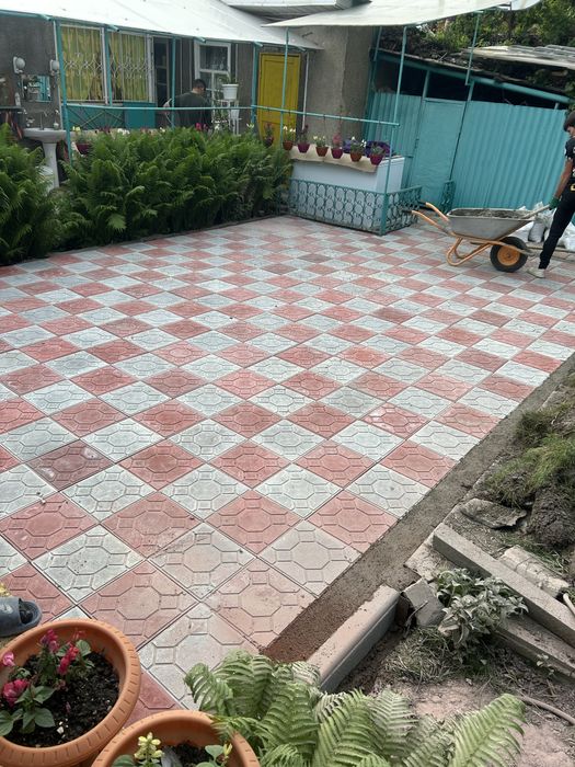 Укладка брусчатки