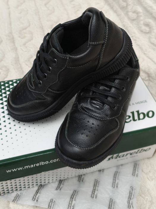 Pantofi piele naturala, copii, mărimea 31, Marelbo