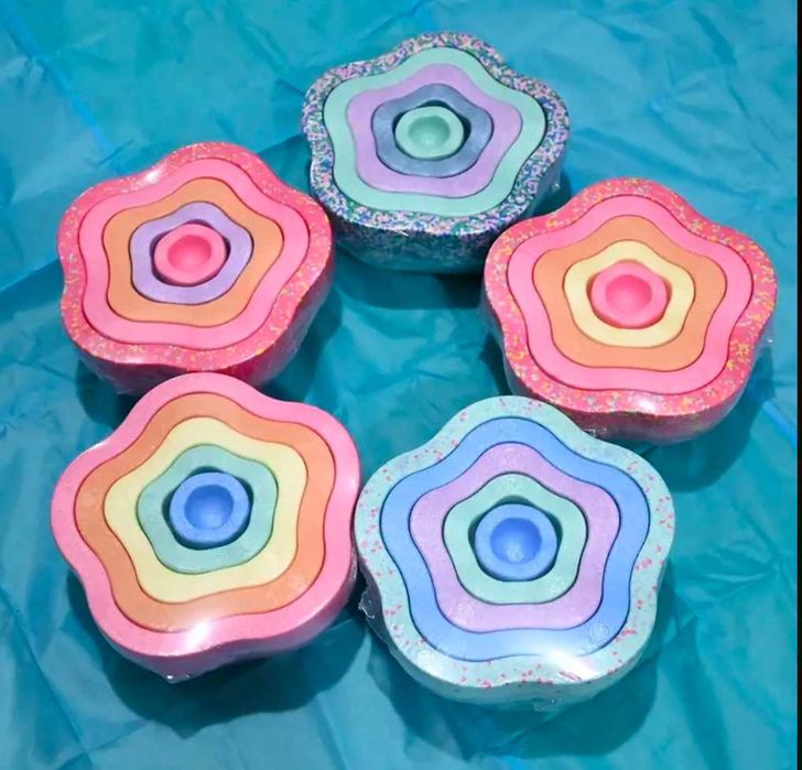Цветни баланс камъни Stepping Stones - комплект от 5 броя