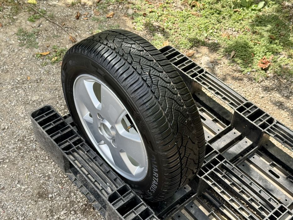 НОВО Резервна гума+АЛУМИНИЕВА ДЖАНТА 15" 4x100 за Opel,Chevrolet,Fiat