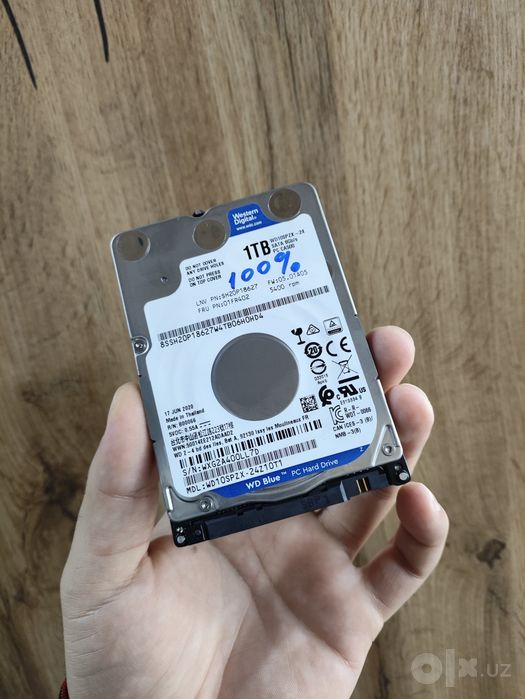 Hdd xotira 1 TB 100%