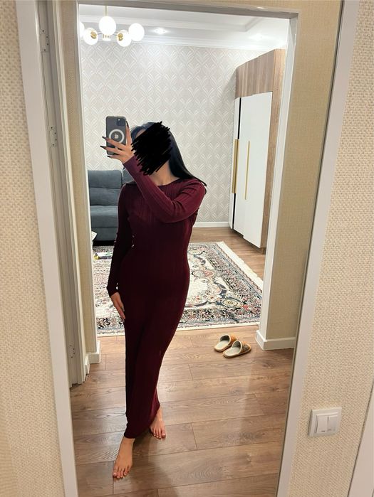 Лапша платье цвет бургунди