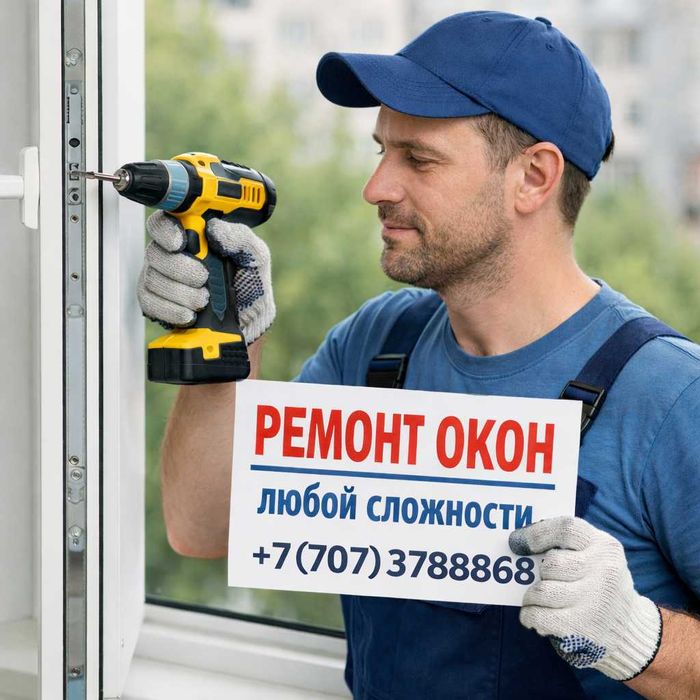 РЕМОНТ  ОКОН   Замена резины