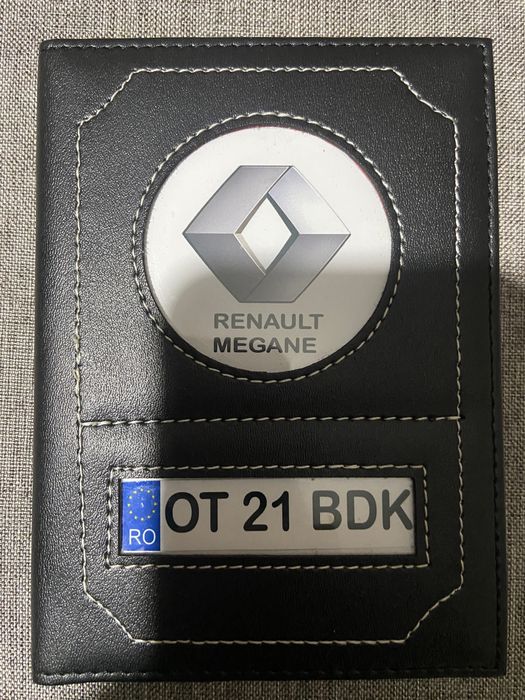 Portofel/Portdocument auto Personalizare cu poza și text