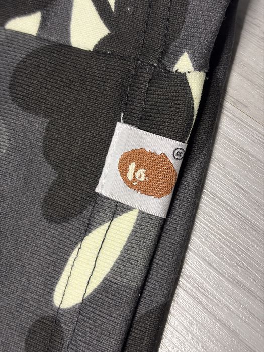 Bape Shark "Glow in the Dark" Black Camo Shorts