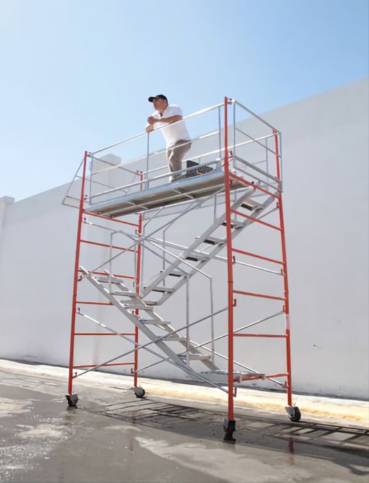 Аренда строительных лесов в Алматы | Вышка-тура | Низкие цены