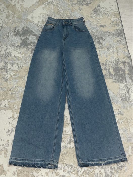 джинсы синие летние