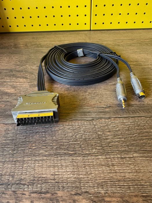 Cablu TV Scart la S Video/Audio Jack