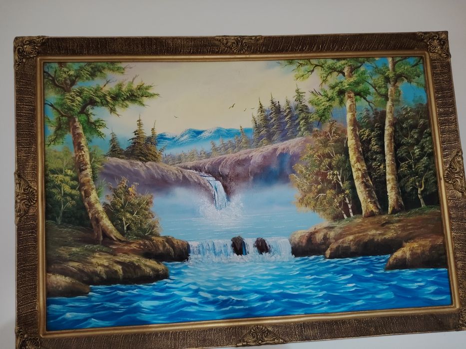 Tablouri vechii pe pânză cu ulei