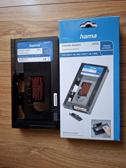 Adaptor caseta video vhs-c la vhs.