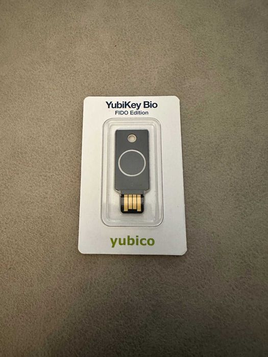 Yubico YubiKey Bio FIDO Edition USB-A - нов, запечатан блистер
