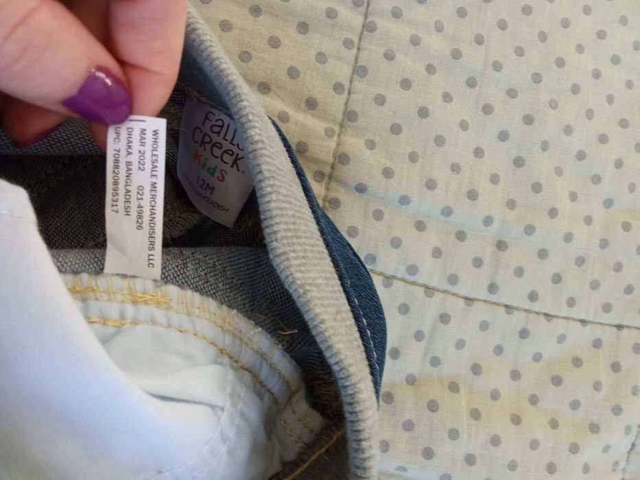 Нови бебешки дънки от САЩ размер 80