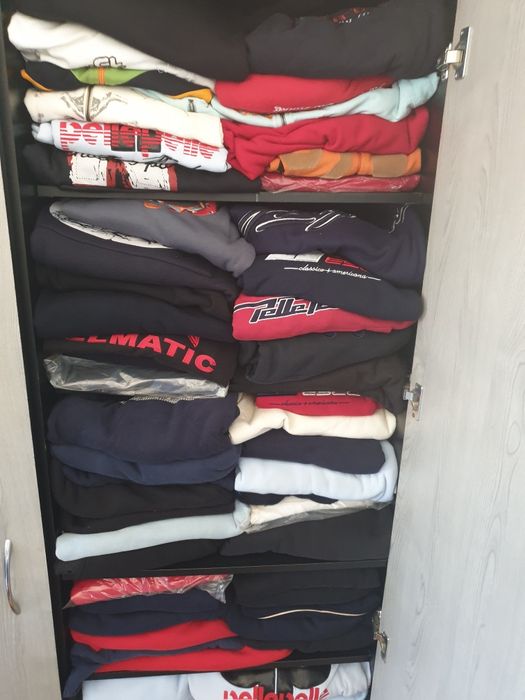 Vind bluze și hanorace bumbac triplu stratificat