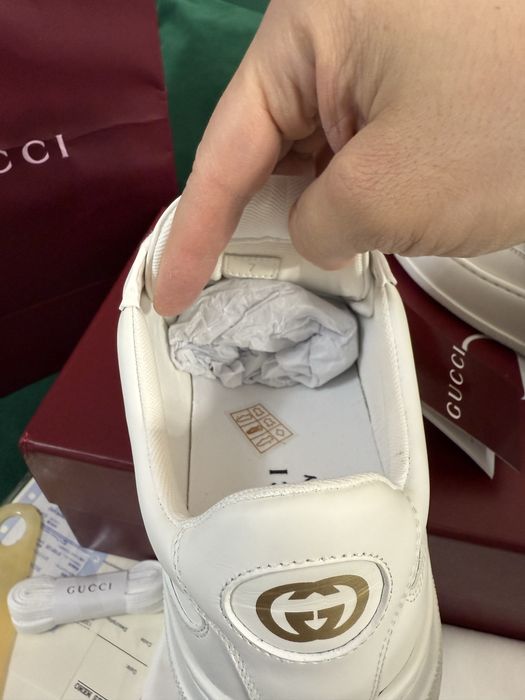 Adidasi Gucci piele naturala 100% Full Box colectie noua
