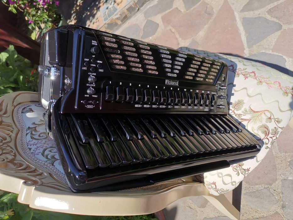 Acordeon Roland Fr7x Personalizat Impecabil