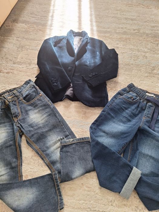 Lot ZARA 4 ani Baiat blugi + sacou
