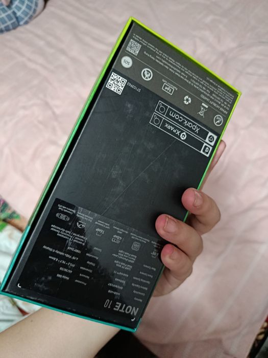 Infinix note 10 karobka dakument