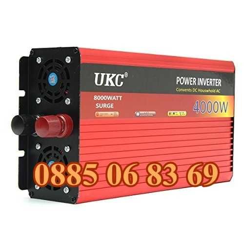 Инвертори 500W, 1000W, 2000W, 4000W  12V/24V 220V, преобразовател