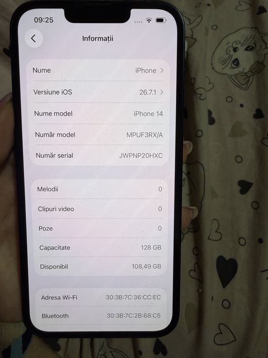 Iphone 14 128g..