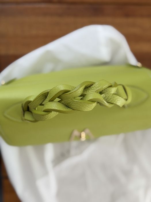 Geanta Laura Maxim Brit mediu lime (noua)