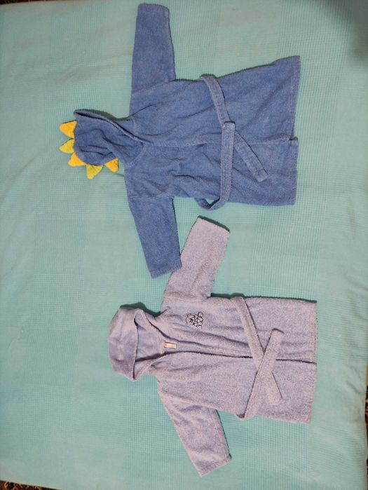 Лот дрехи за момче, детска хавлия, детски халат, размер 86/92см