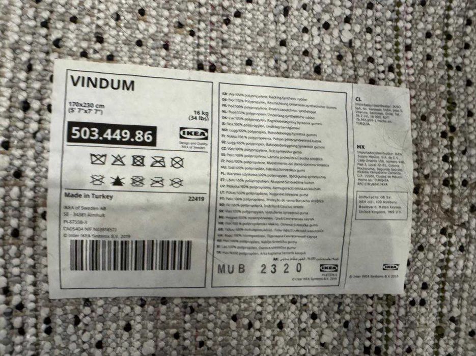 Килим Vindum Rug high Pile; 170x230см; White