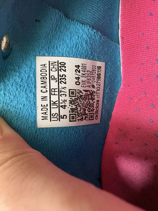 Футболни обувки Adidas за момче 37 и 1/2