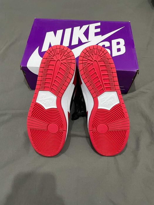 Nike Dunk SB Chicago Red Barbati 42,43 Noi Nepurtati Ieftini