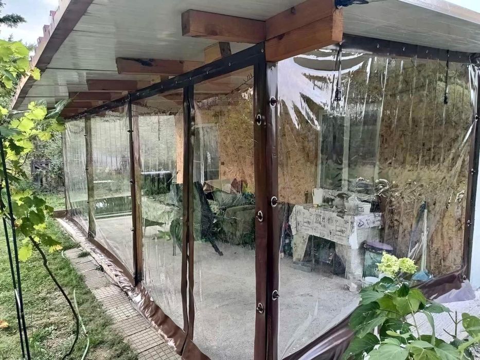 Ветроупорни завеси,тенти,сенници,лентови завеси.