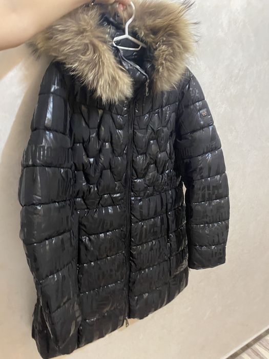 Дамско зимно яке с естествен пух