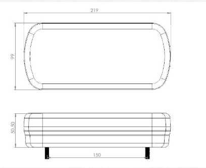 Стоп универсален ЛЕД с неон 12v