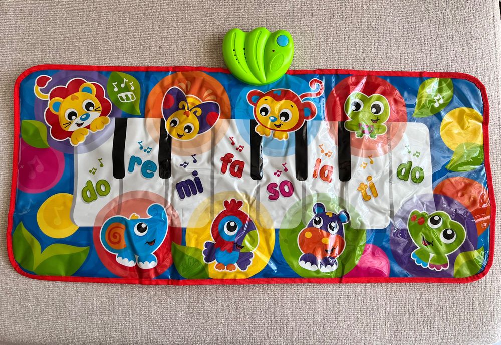 PlayGro музикално пиано / музикално килимче 3в1 със звуци от джунглата