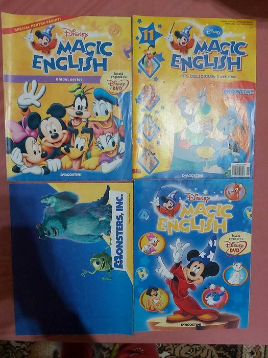 Disney Magic English pentru copii reviste DVD-uri si altele