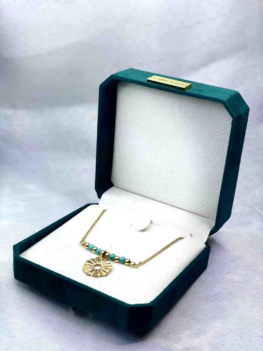 Ожерелье с подвеской Нержавеющая сталь с покрытием 18К золота – Скидка