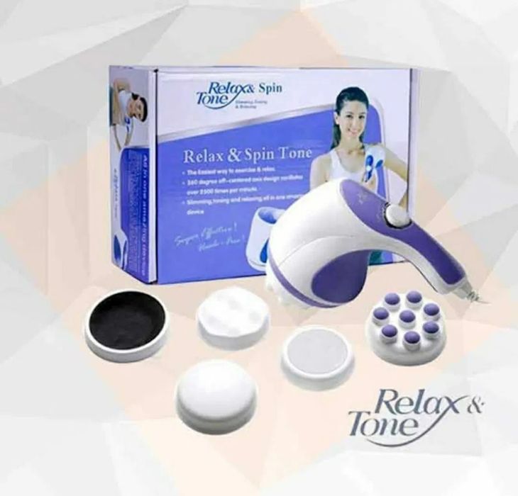 RELAX & Spin Tone orginal masajor apparati Qarshi