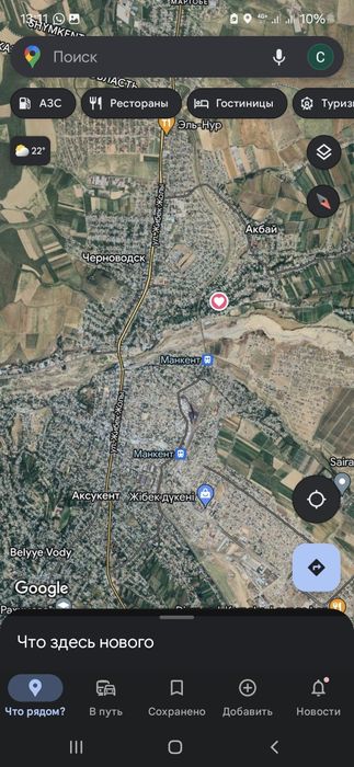 Участок посёлок Акбай.